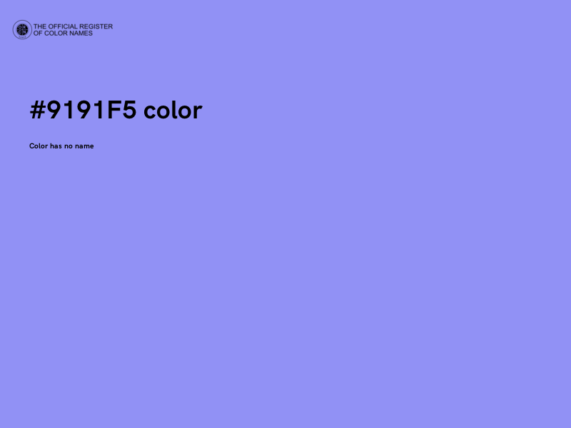#9191F5 color image
