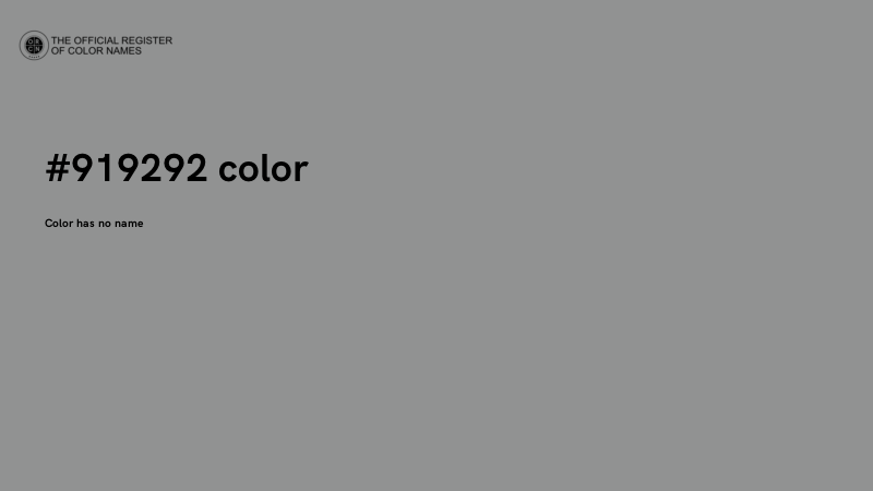 #919292 color image