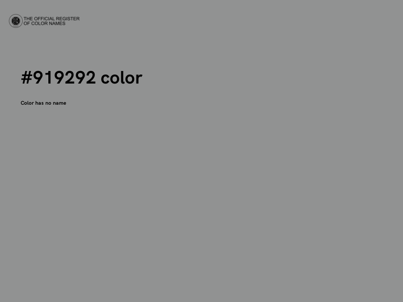 #919292 color image