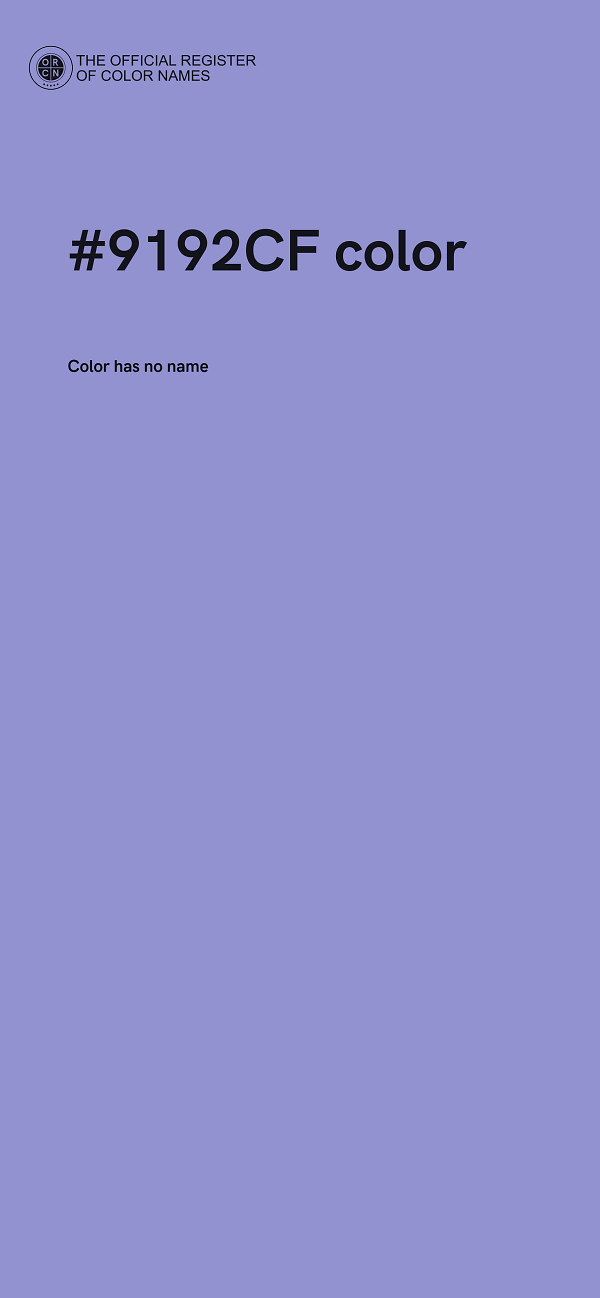 #9192CF color image