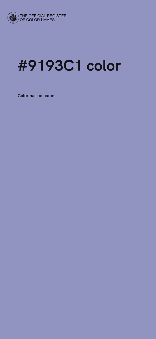 #9193C1 color image