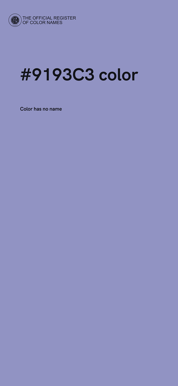 #9193C3 color image