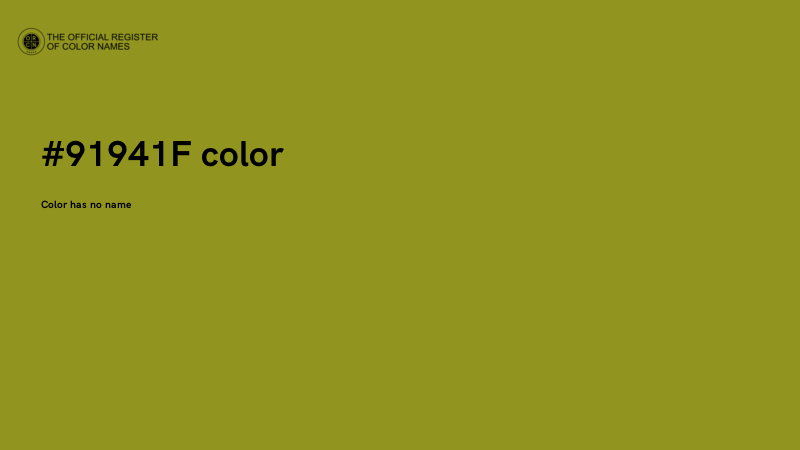 #91941F color image