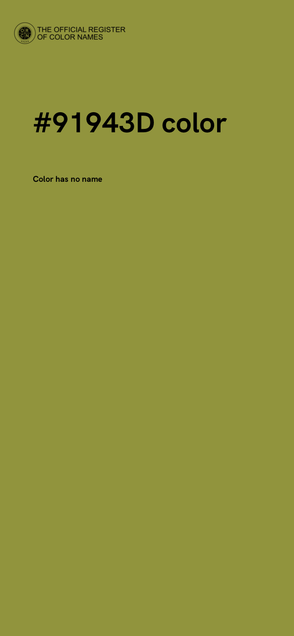 #91943D color image