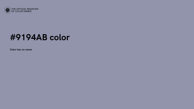 #9194AB color image