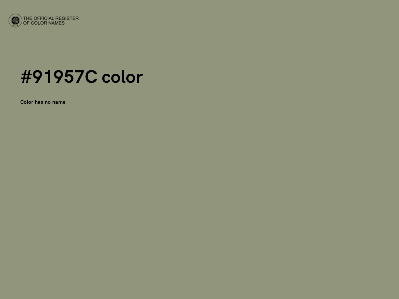 #91957C color image