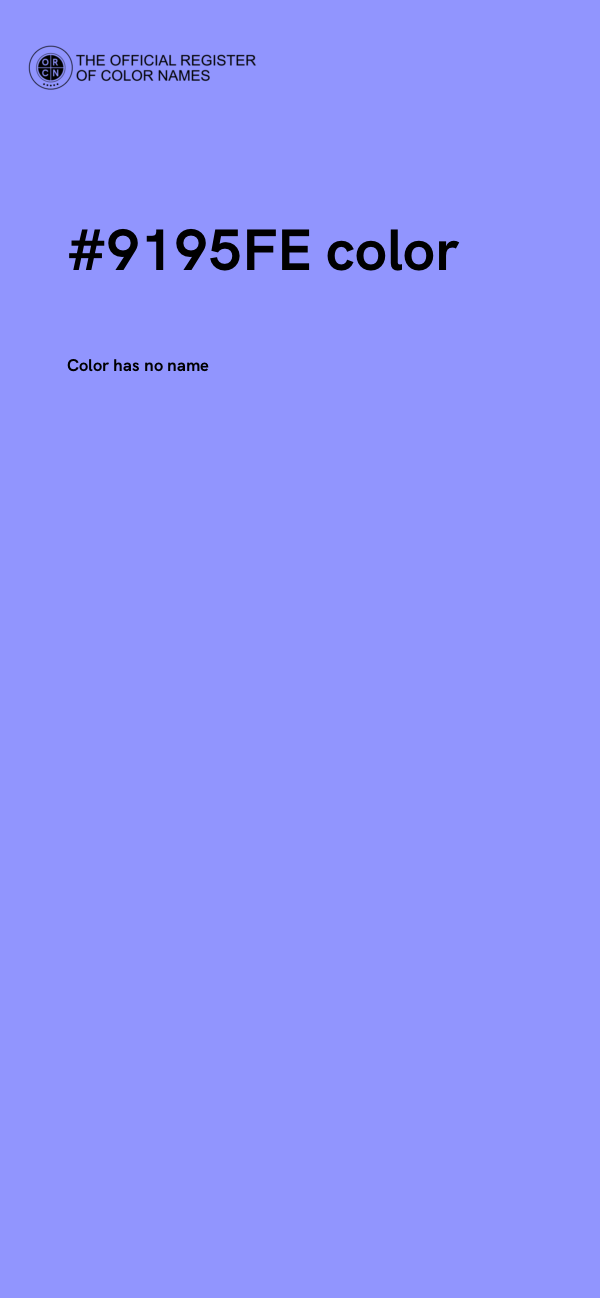 #9195FE color image