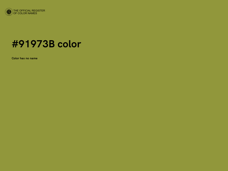 #91973B color image