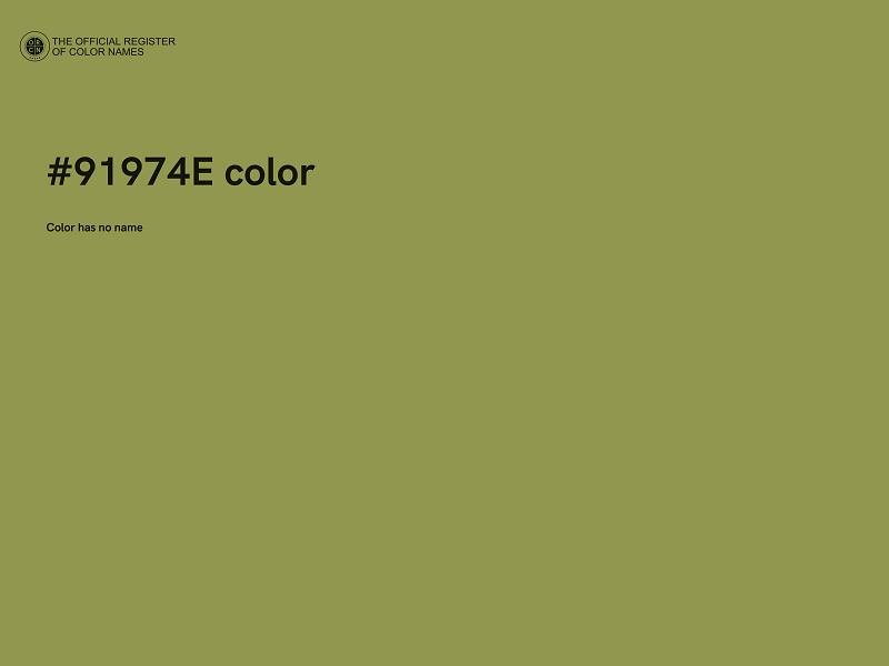 #91974E color image