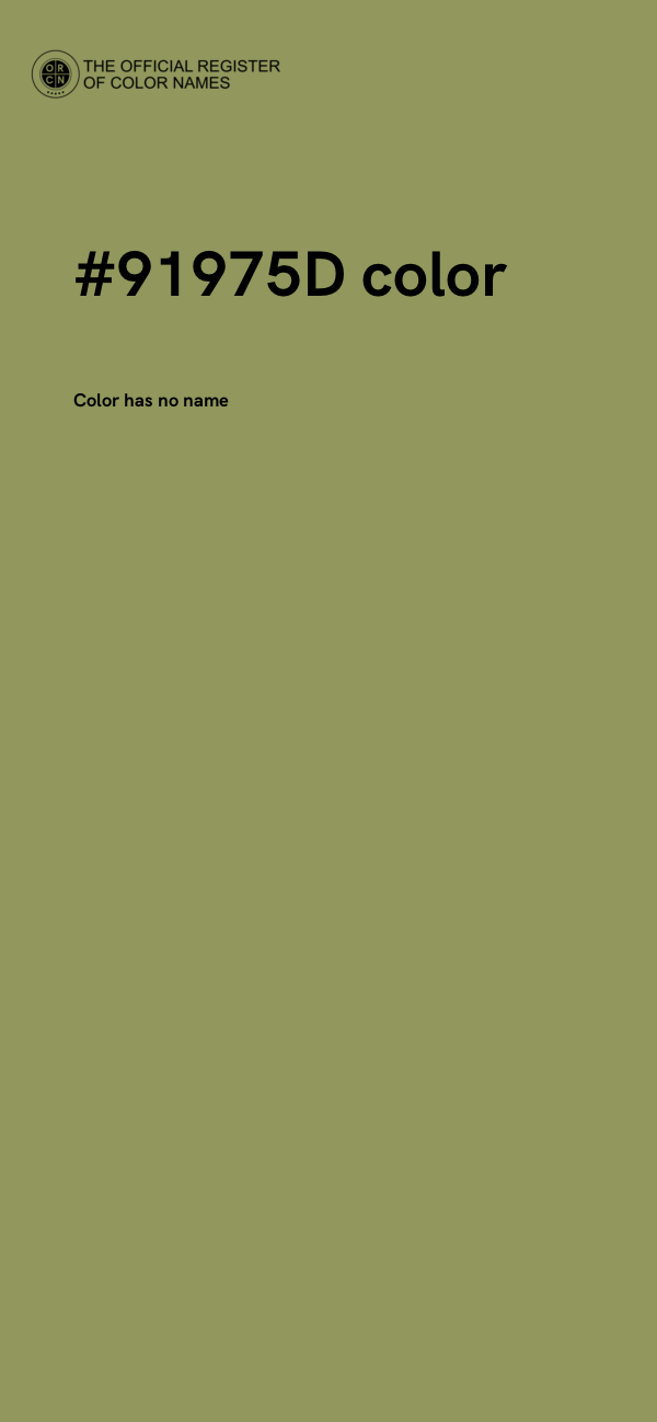 #91975D color image