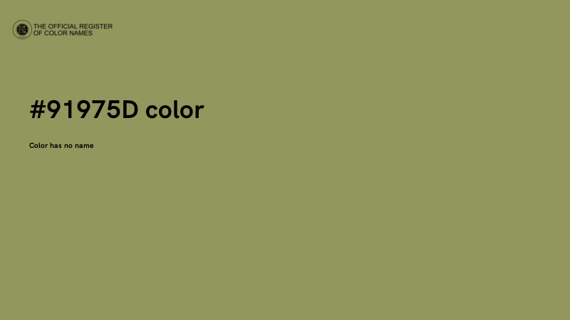 #91975D color image