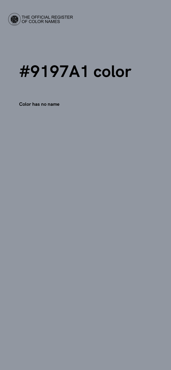 #9197A1 color image
