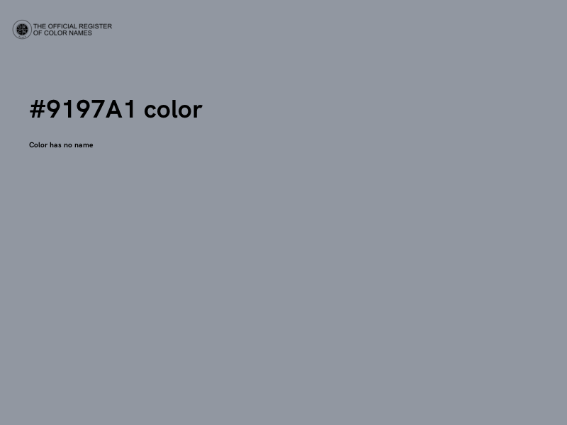 #9197A1 color image