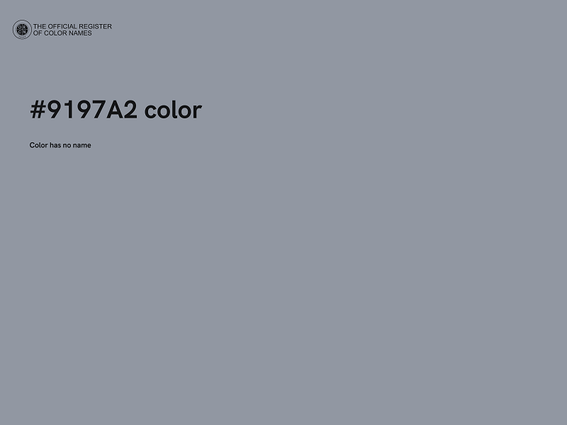 #9197A2 color image