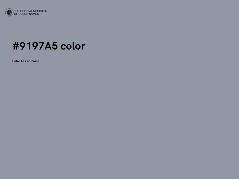 #9197A5 color image