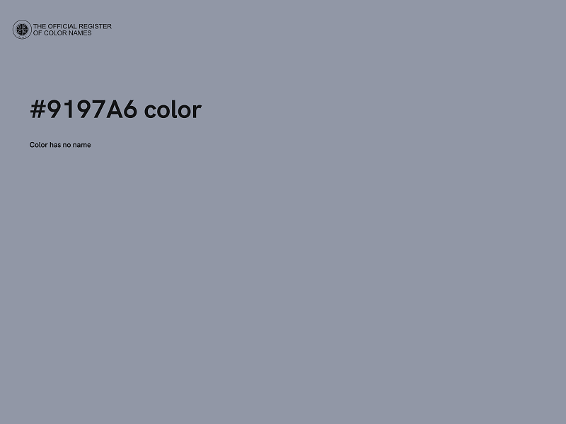 #9197A6 color image