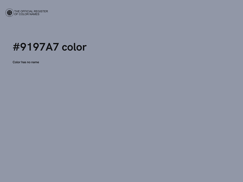 #9197A7 color image