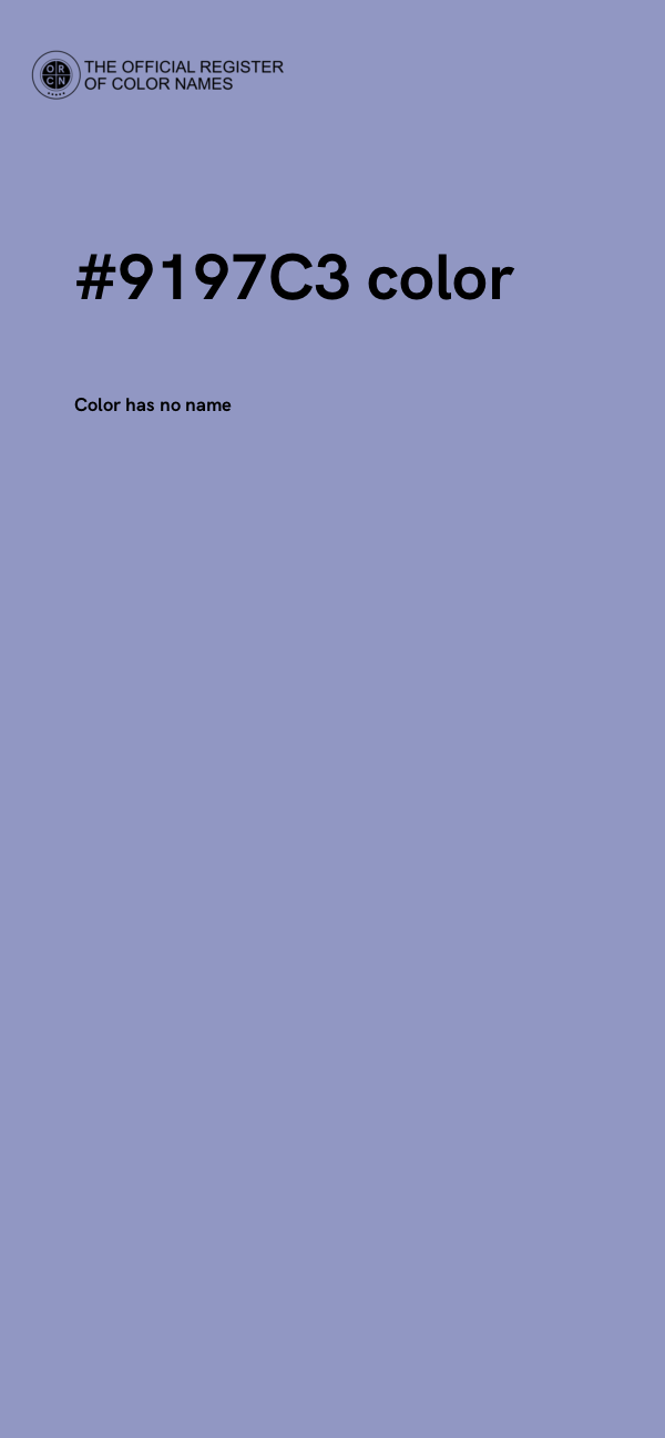 #9197C3 color image