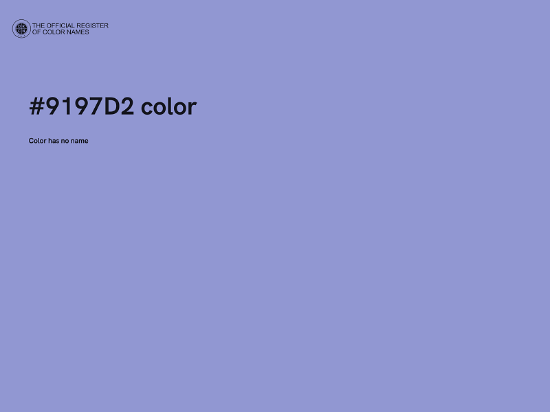 #9197D2 color image