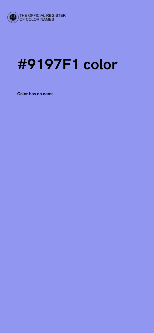#9197F1 color image