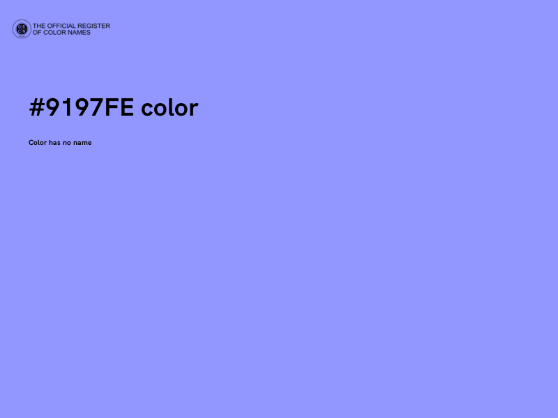 #9197FE color image
