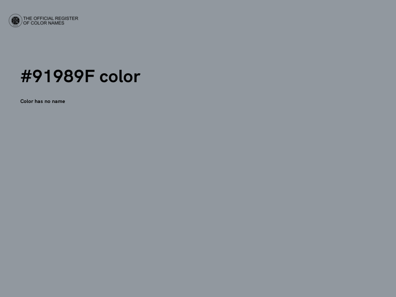 #91989F color image
