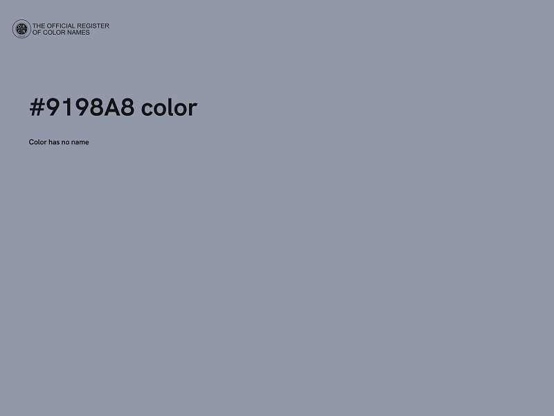 #9198A8 color image