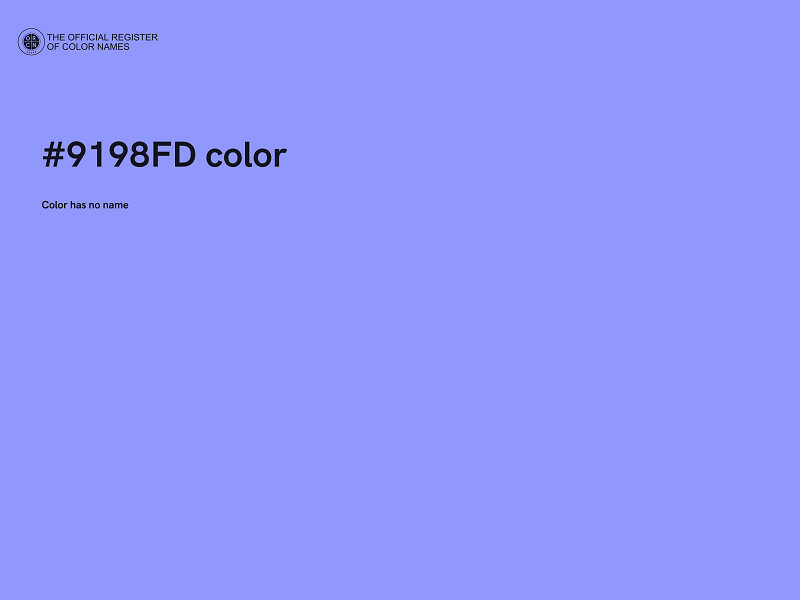 #9198FD color image
