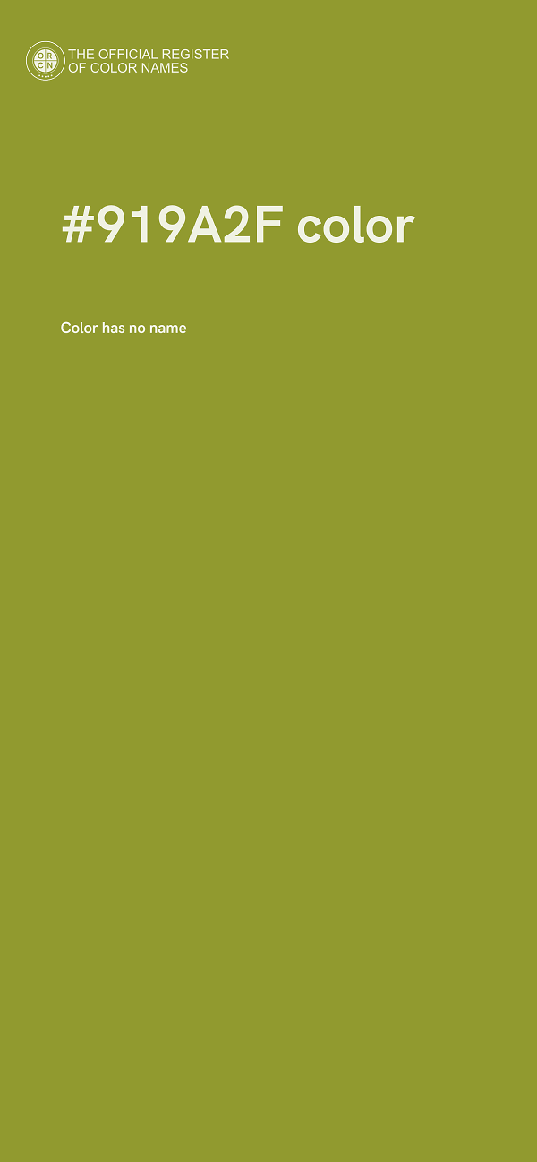 #919A2F color image