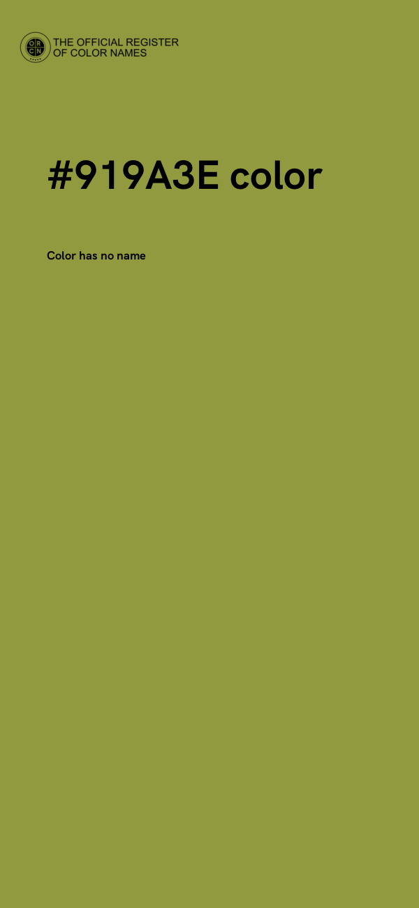 #919A3E color image