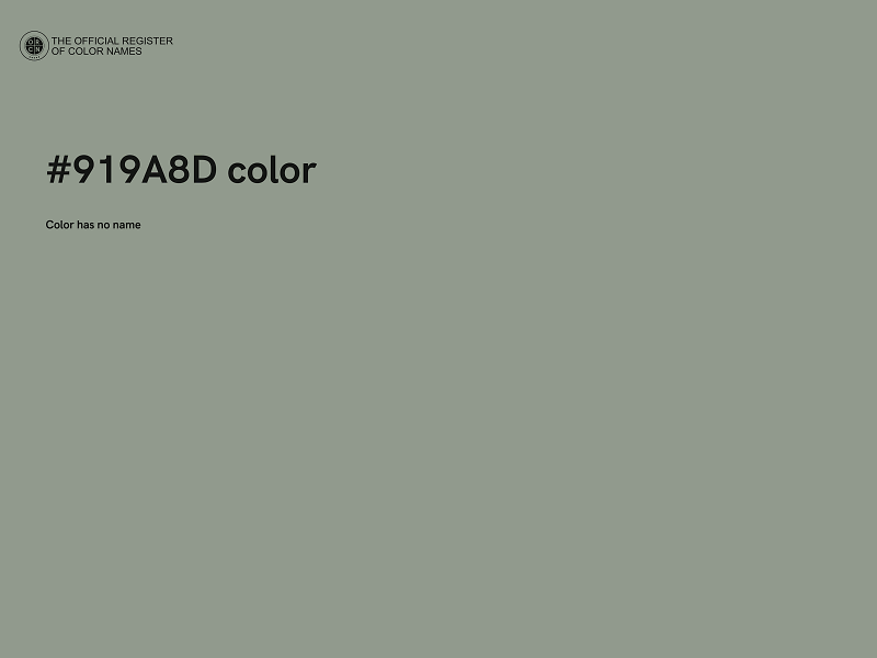 #919A8D color image