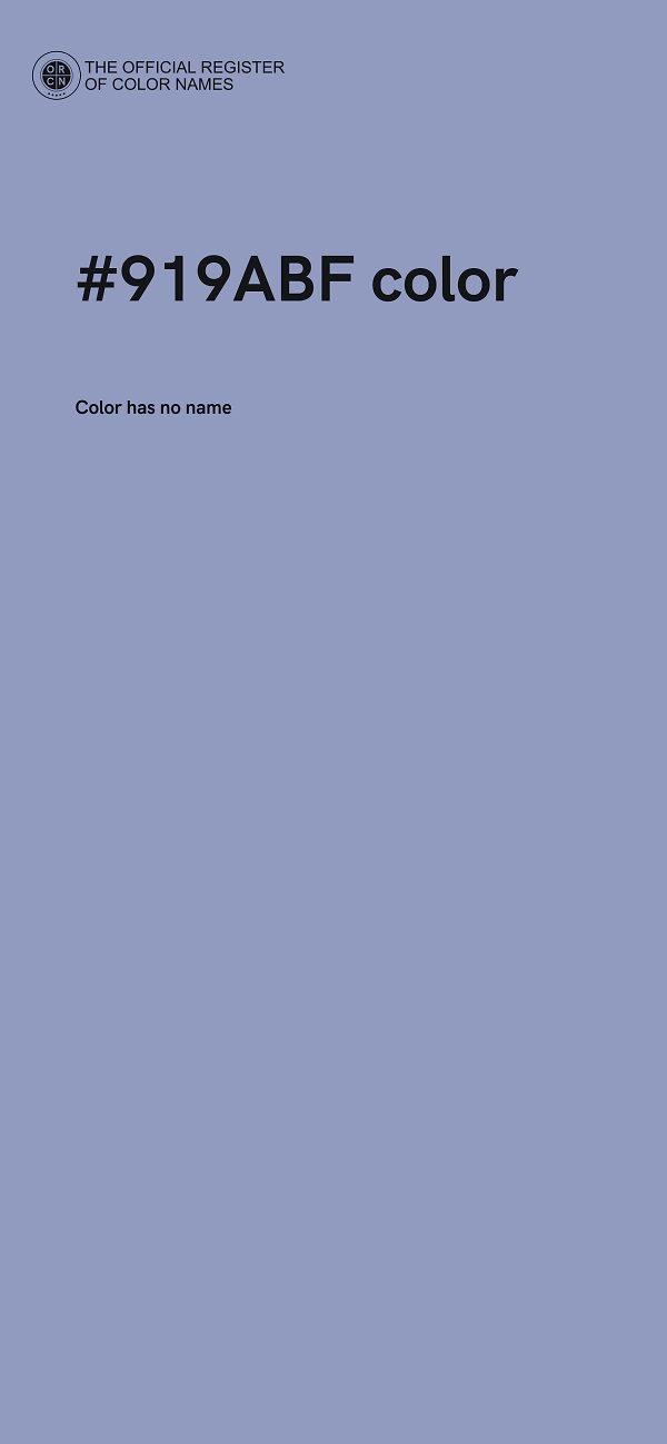 #919ABF color image
