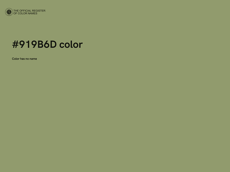 #919B6D color image