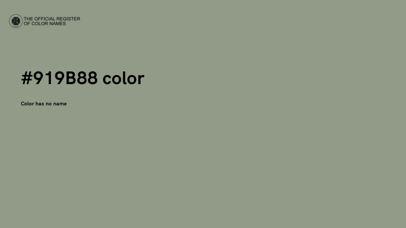 #919B88 color image