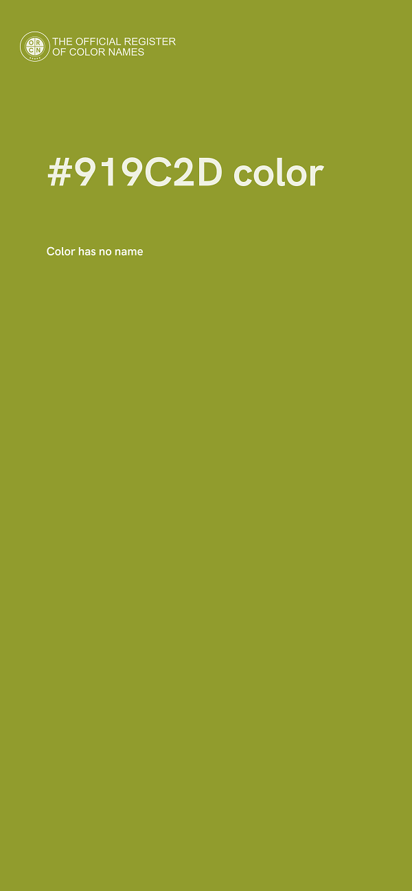 #919C2D color image