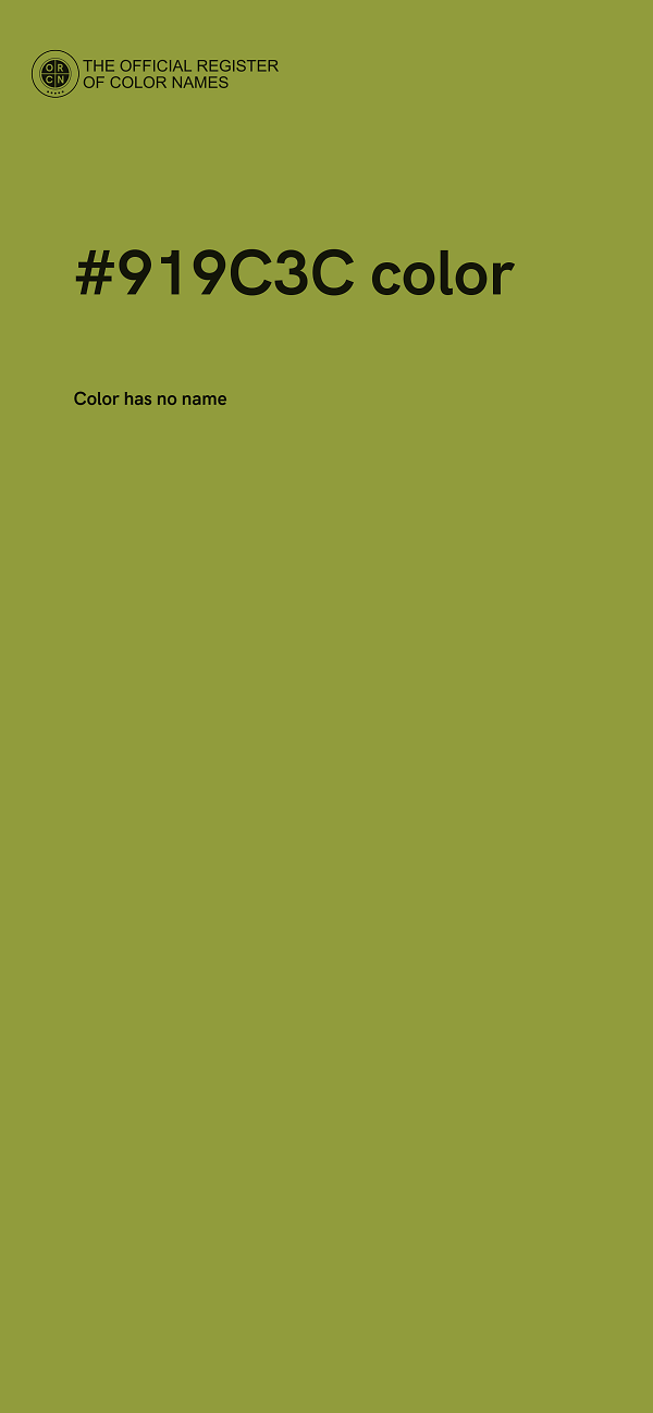 #919C3C color image