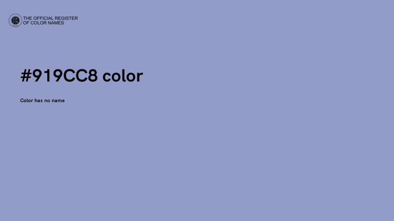 #919CC8 color image