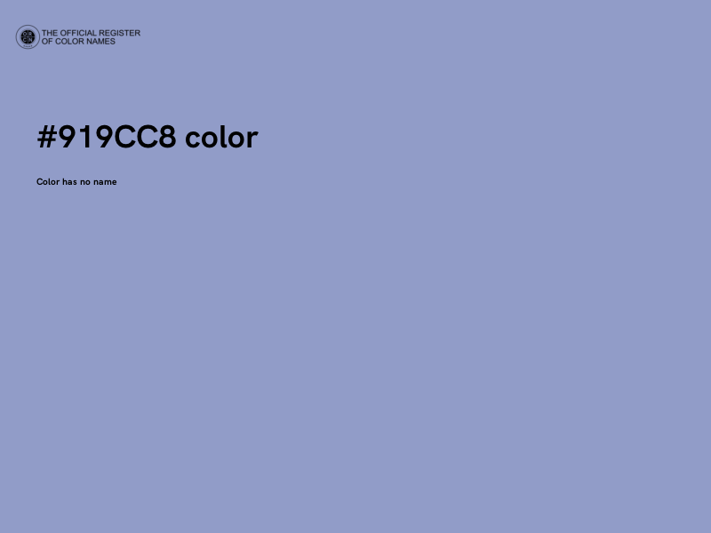 #919CC8 color image
