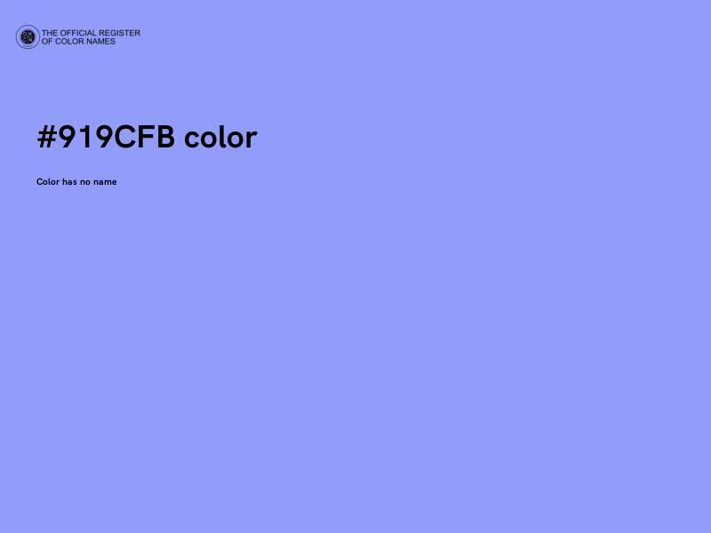 #919CFB color image
