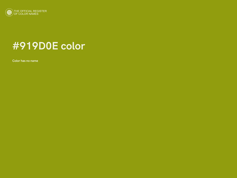 #919D0E color image