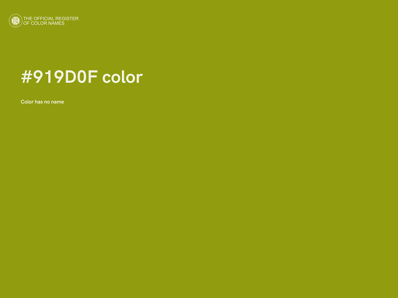 #919D0F color image