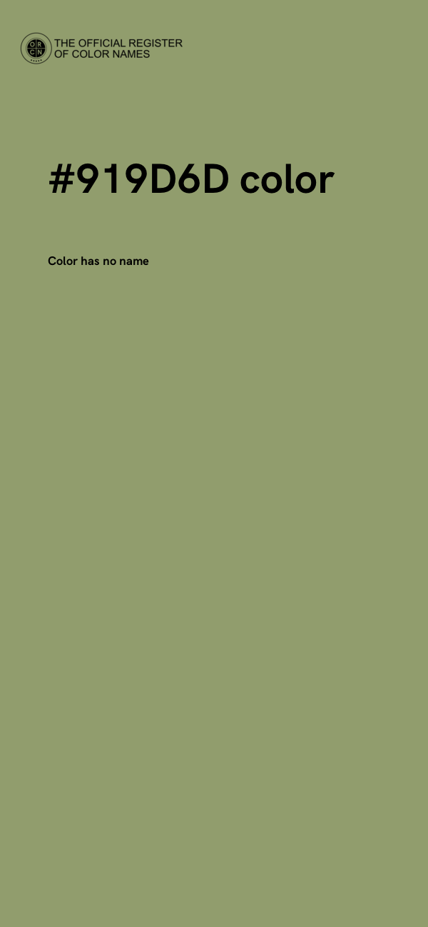 #919D6D color image