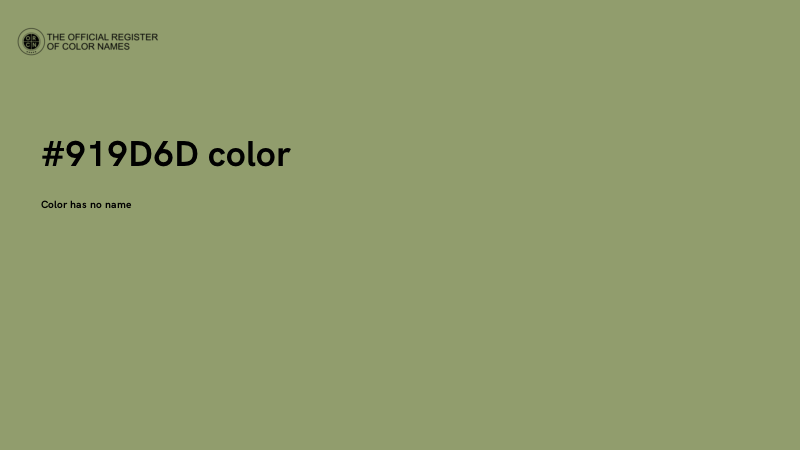 #919D6D color image