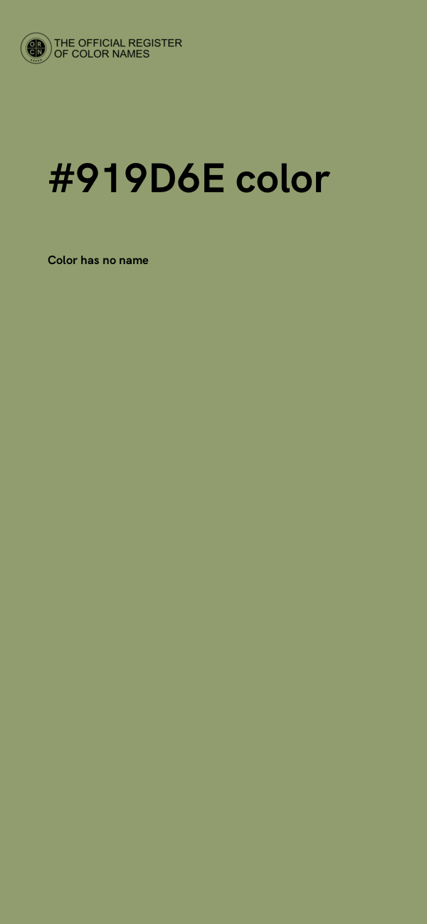 #919D6E color image