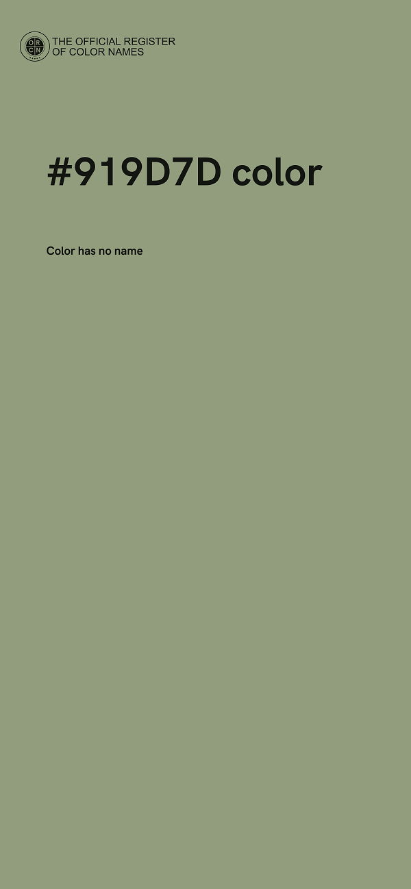 #919D7D color image