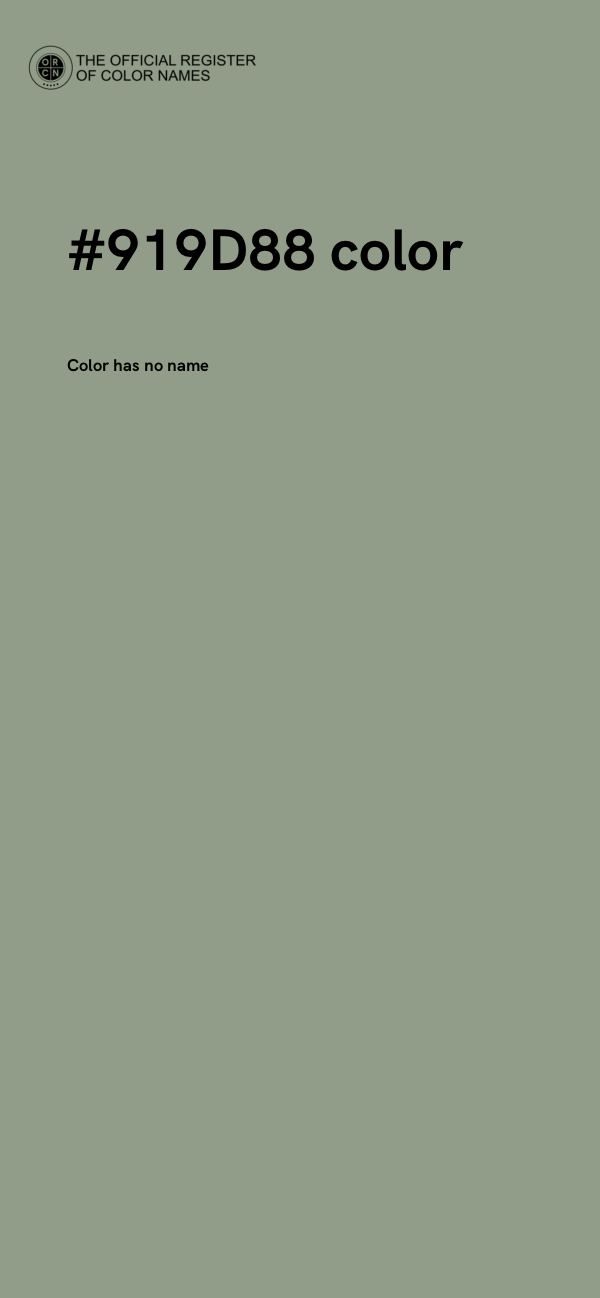 #919D88 color image