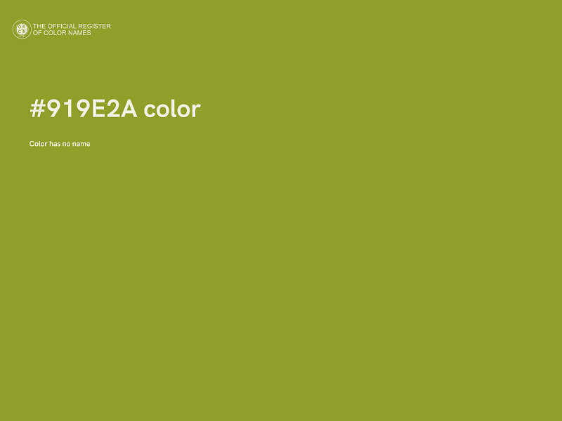 #919E2A color image