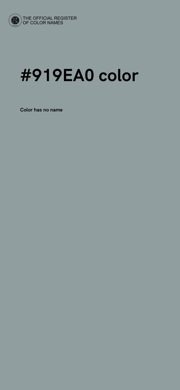 #919EA0 color image