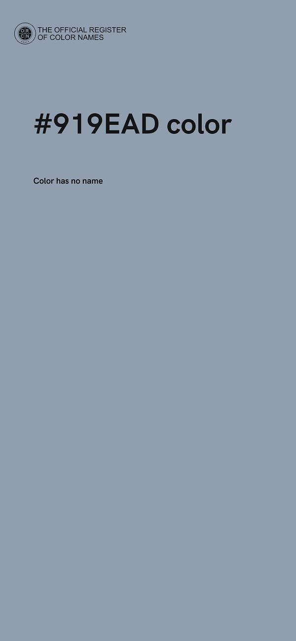 #919EAD color image