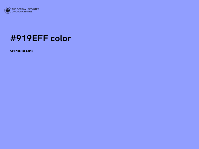#919EFF color image